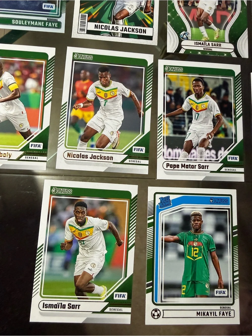 14 Senegal National Team soccer card lot FIFA World Cup Monopoly